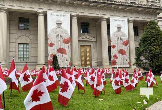 Remembrance Canadiian Flags Toronto November 9, 2021, 2021497