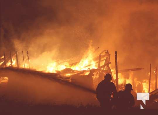 Barn fire Cramahe Township August 10, 2021, 20210534