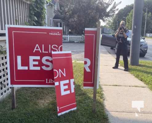 Election Signs Destroyed Cobourg August 20, 20210681