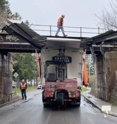 Transport Strikes Bridge Cobourg November 18, 2021, 2021724