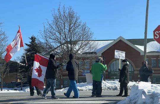 Protest Port Hope January 20, 2022, 202231