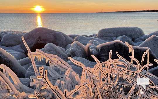 Sunset Ice Cobourg Lake Ontario January 14, 2022313