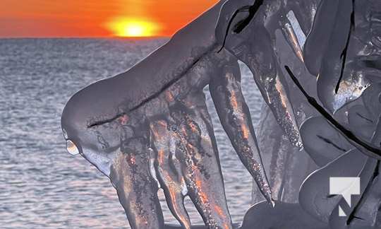 Sunset Ice Cobourg Lake Ontario January 14, 2022317