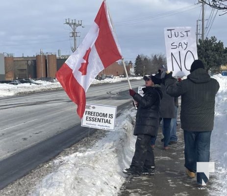 Vaccine Protest Truckers Port Hope January 26, 2022, 2022139