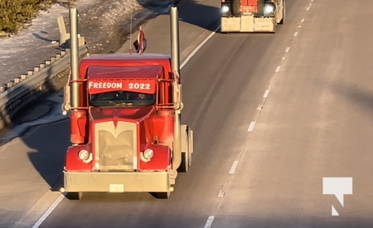 Freedom Convoy Westbound Highway 401 February 15, 2022544