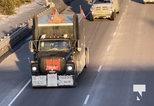 Freedom Convoy Westbound Highway 401 February 15, 2022545