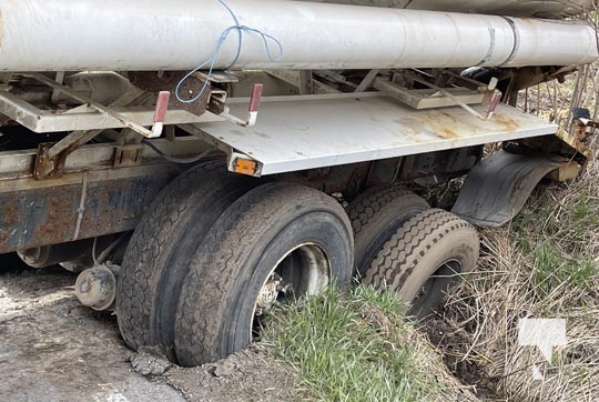 Truck in Ditch Hamilton Township April 18′, 20221838