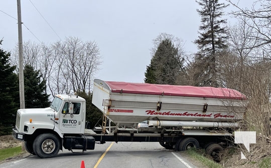 Truck in Ditch Hamilton Township April 18′, 20221839