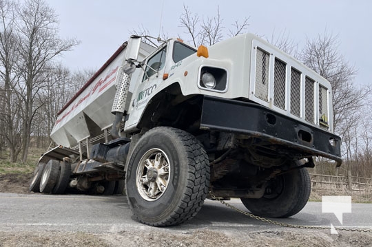 Truck in Ditch Hamilton Township April 18′, 20221840