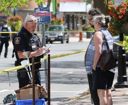 Murder downtown Cobourg June 27, 20221833