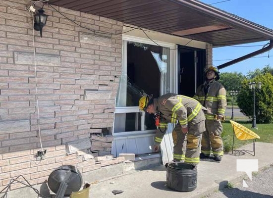 Car Into Building Cobourg July 9, 20222217