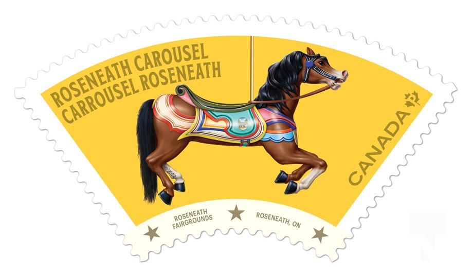 Roseneath Carousel Goes Global With the Creation of a Stamp by Canada