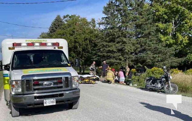 Motorcycle MVC Alnwick Haldimand Township August 28, 2022, 20223508