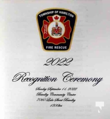 Hamilton Township Fire Department Recognition Ceremony September 11, 20224024