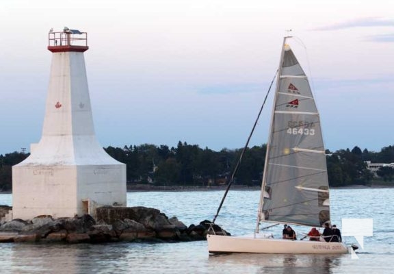 Sailing Lighthouse Cobourg Harbour September 21, 2022121