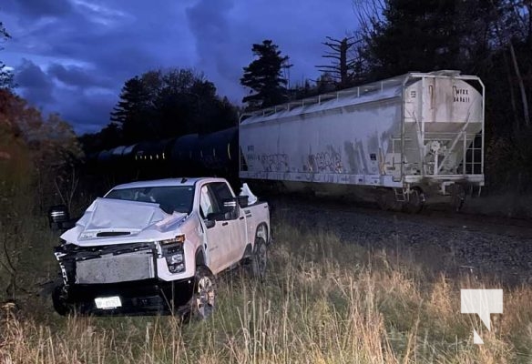 Train Pickup Collision Cramahe Township October 18, 2022498