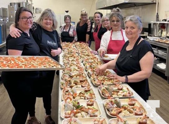 Donna Rusaw and her Team of Black Dress Catering 2