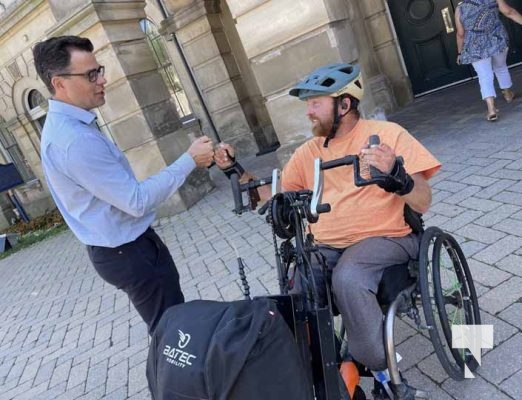 Wheelchair Across Canada Kevin Mills July 13, 2023420