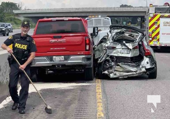 MVC Highway 401 Read End Cobourg August 4, 2023814