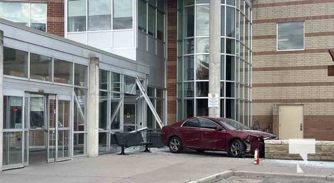 Vehicle Drives Through Northumberland Hills Hospital August 15, 20231014