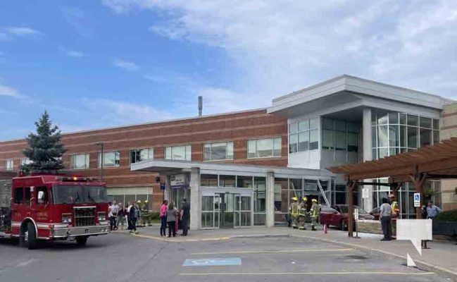 Vehicle Drives Through Northumberland Hills Hospital August 15, 20231016