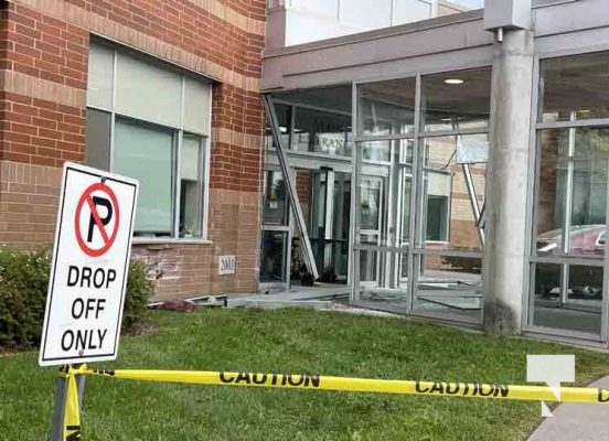 Vehicle Drives Through Northumberland Hills Hospital August 15, 20231018