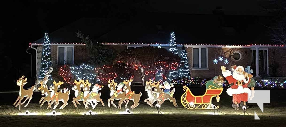Christmas Lights on Old Scugog Road North of Bowmanville Today's
