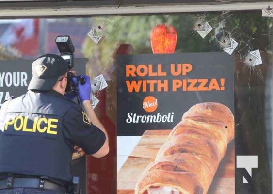 Pellet Gun Shots Pizza Pizza Cobourg September 25, 202374