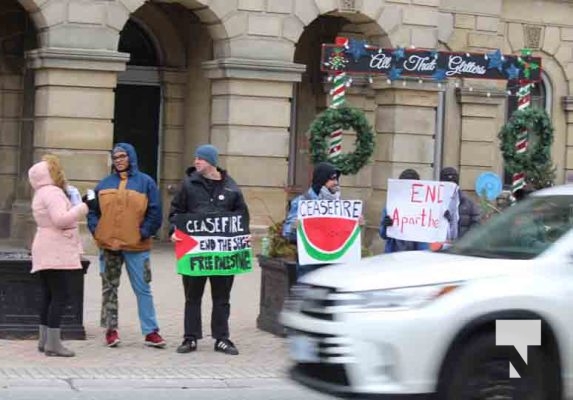 Pro Palestine Protest Cobourg December 30, 2023 2