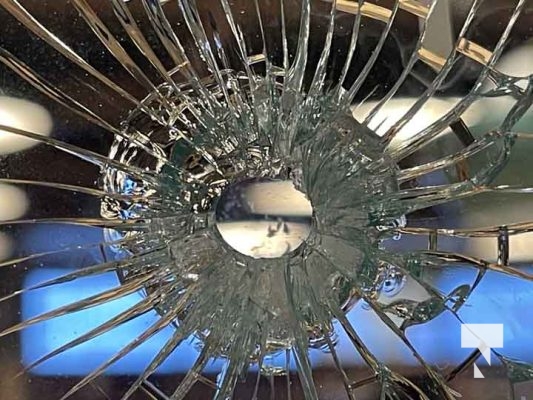 Shot Pellet Breaks Window Tim Hortons December 26, 2023 501