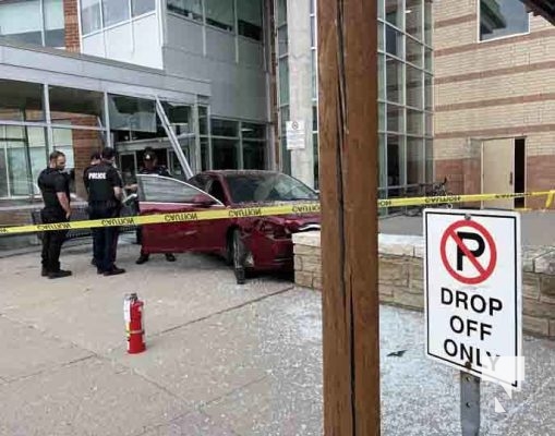 Vehicle Drives Through Northumberland Hills Hospital August 15, 20231019