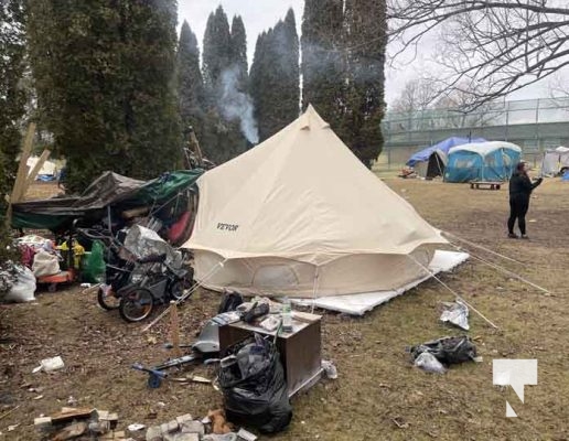 Brookside Encampment Small Fire Cobourg January 2, 2024 53