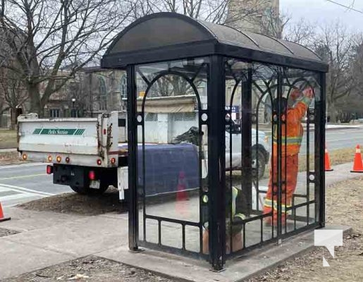Bus Shelter Removal Cobourg January 2, 2024 50