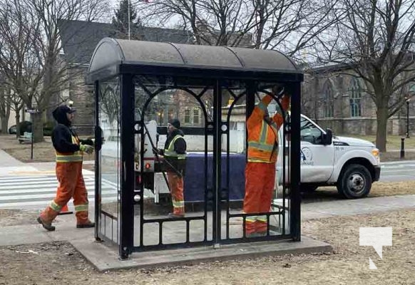 Bus Shelter Removal Cobourg January 2, 2024 51