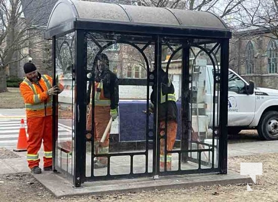 Bus Shelter Removal Cobourg January 2, 2024 52