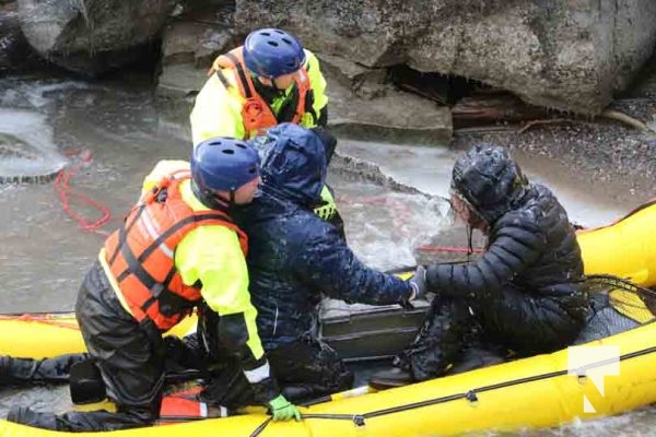 Two Anglers Rescued Port Hope Pier February 25, 2024 754