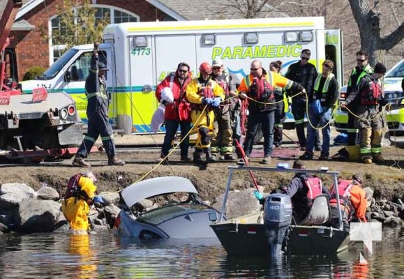 Vehicle Found In Trent Canal Campbellford March 24, 2024 1425