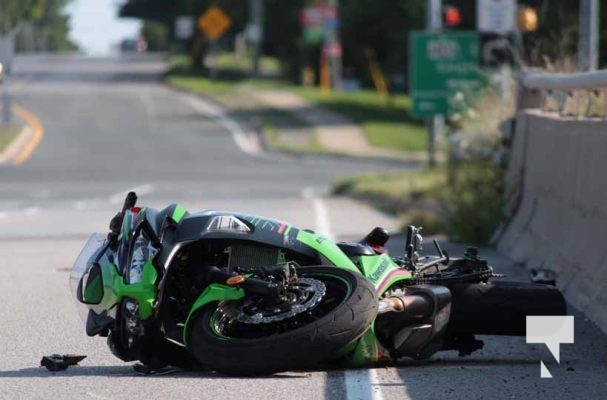 Motorcycle MVC Cty 28 Port Hope July 21, 20241147