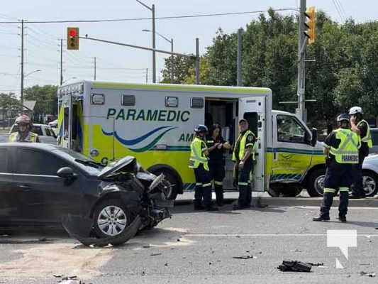 Ambulance Involved in Three Vehicle Collision Cobourg August 15, 2024 1855