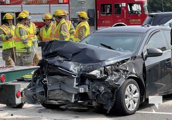 Ambulance Involved in Three Vehicle Collision Cobourg August 15, 2024 1861