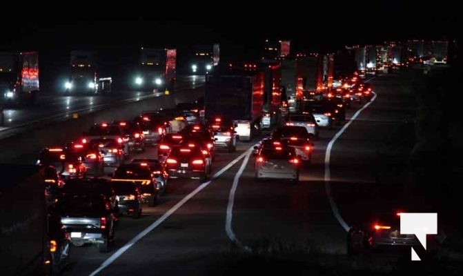 Long Weekend Traffic Highway 401 Grafton August 5, 2024 1633