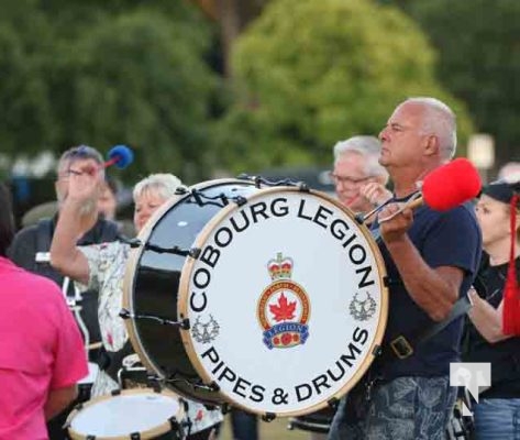 Cobourg Legion Pipes and Drums Piping Down the Sun September 1, 2024 0200