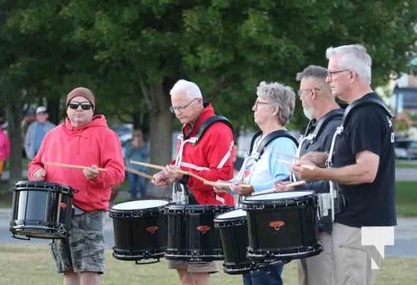 Cobourg Legion Pipes and Drums Piping Down the Sun September 1, 2024 0204