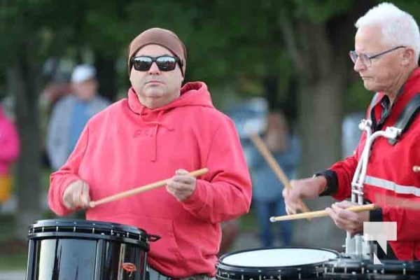 Cobourg Legion Pipes and Drums Piping Down the Sun September 1, 2024 0205