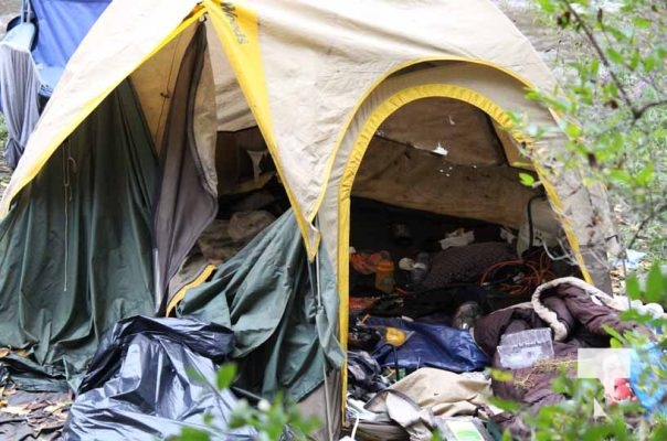 Person Arrested at Encampment Cobourg Creek September 25, 2024 1417