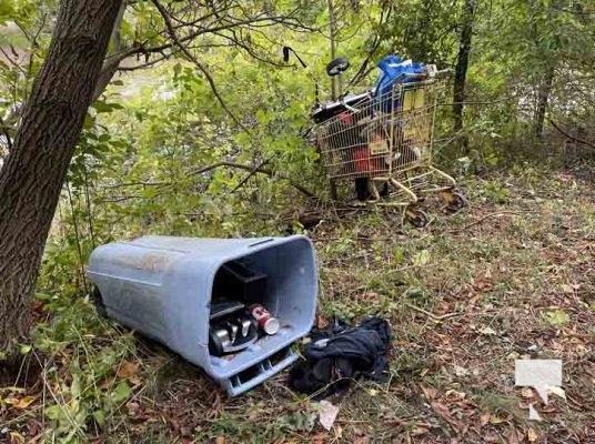 Person Arrested at Encampment Cobourg Creek September 25, 2024 1422