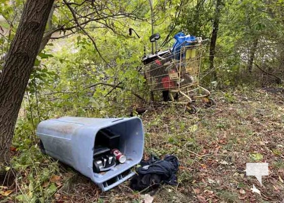 Person Arrested at Encampment Cobourg Creek September 25, 2024 1423