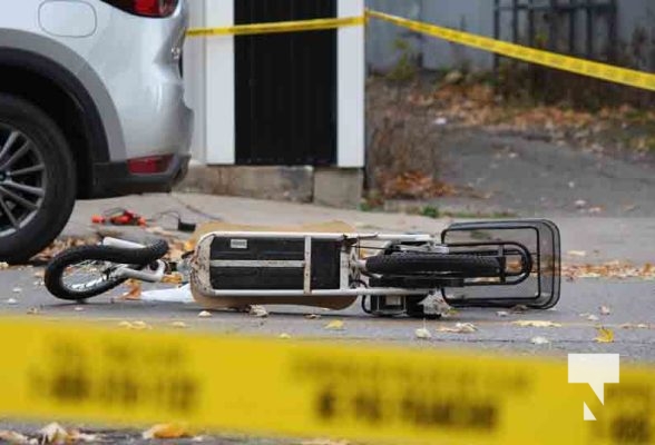 Ebike Scooter Pickup Collision Colborne October31, 2024 2426