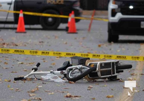 Ebike Scooter Pickup Collision Colborne October31, 2024 2430