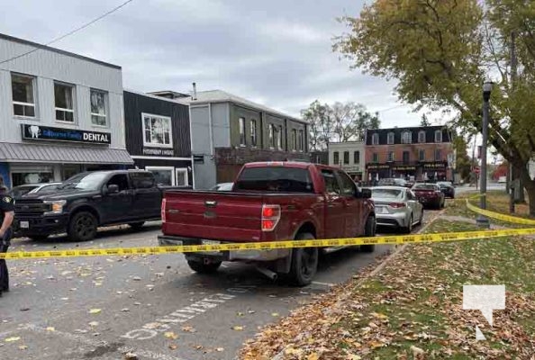 Ebike Scooter Pickup Collision Colborne October31, 2024 2435